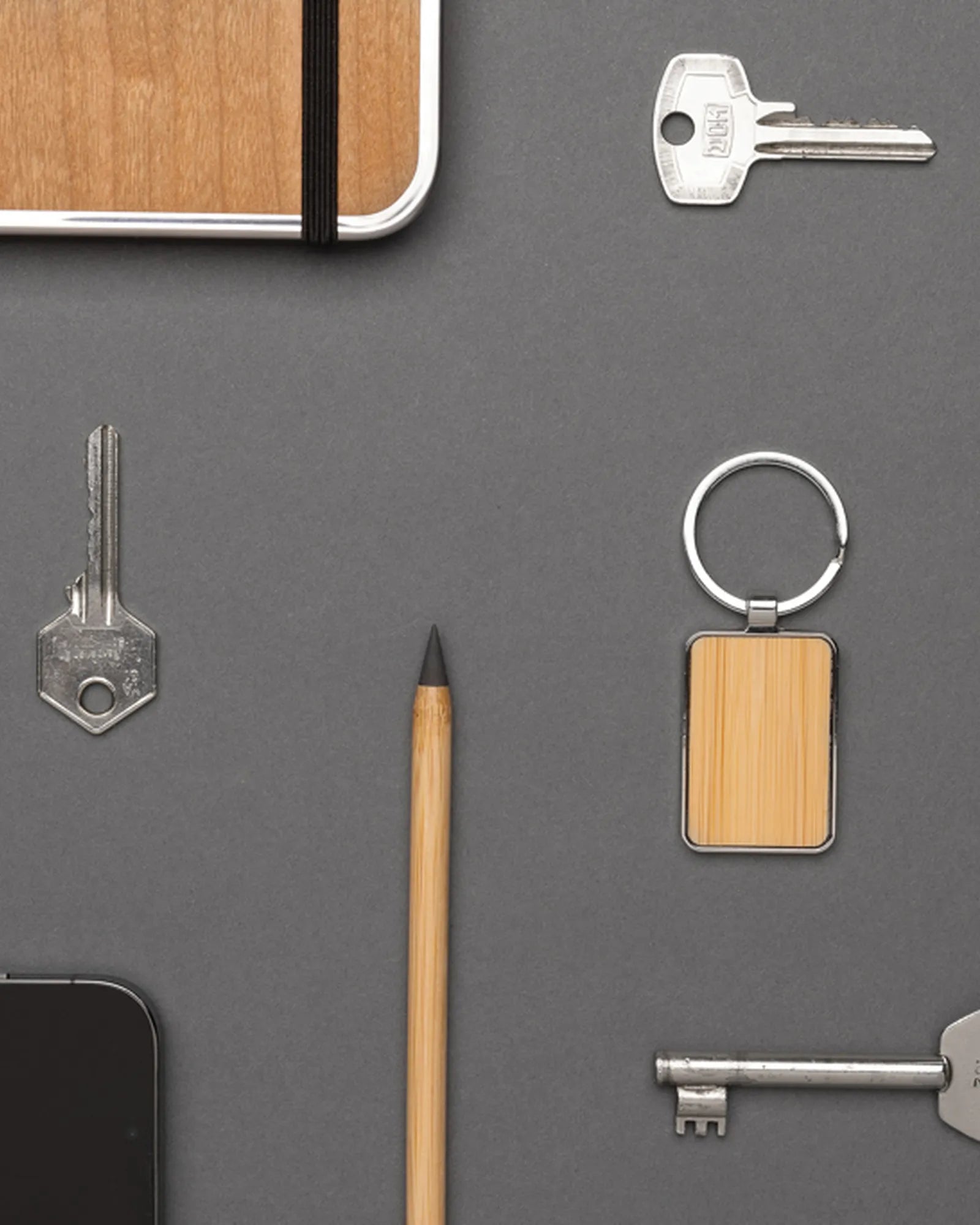 Sleutelhanger gerecycled RCS zink om te personaliseren - 4